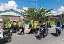 Guna Terciptanya Kamseltibcar Lantas Bagi Anak Sekolah dan Pengguna Jalan, Pesonel Polsek Manggeng Polres Abdya Laksanakan Strongpoint dan Gaturlalin di depan Sekolah