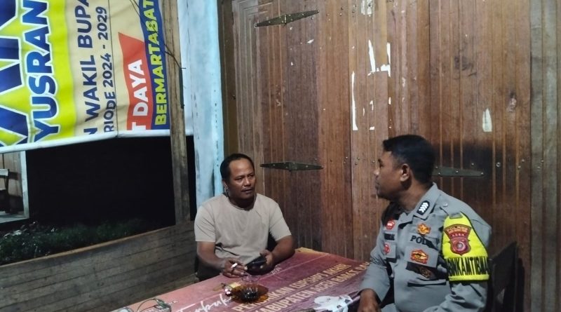 Bhabinkamtibmas Polsek Manggeng Polres Abdya Gelar Patroli Malam Dan Sambang Warga Binaan Guna Terciptanya Situasi Yang Aman dan Nyaman Bhabinkamtibmas Polsek Manggeng Polres Abdya Gelar Patroli Malam Dan Sambang Warga Binaan Guna Terciptanya Situasi Yang Aman dan Nyaman